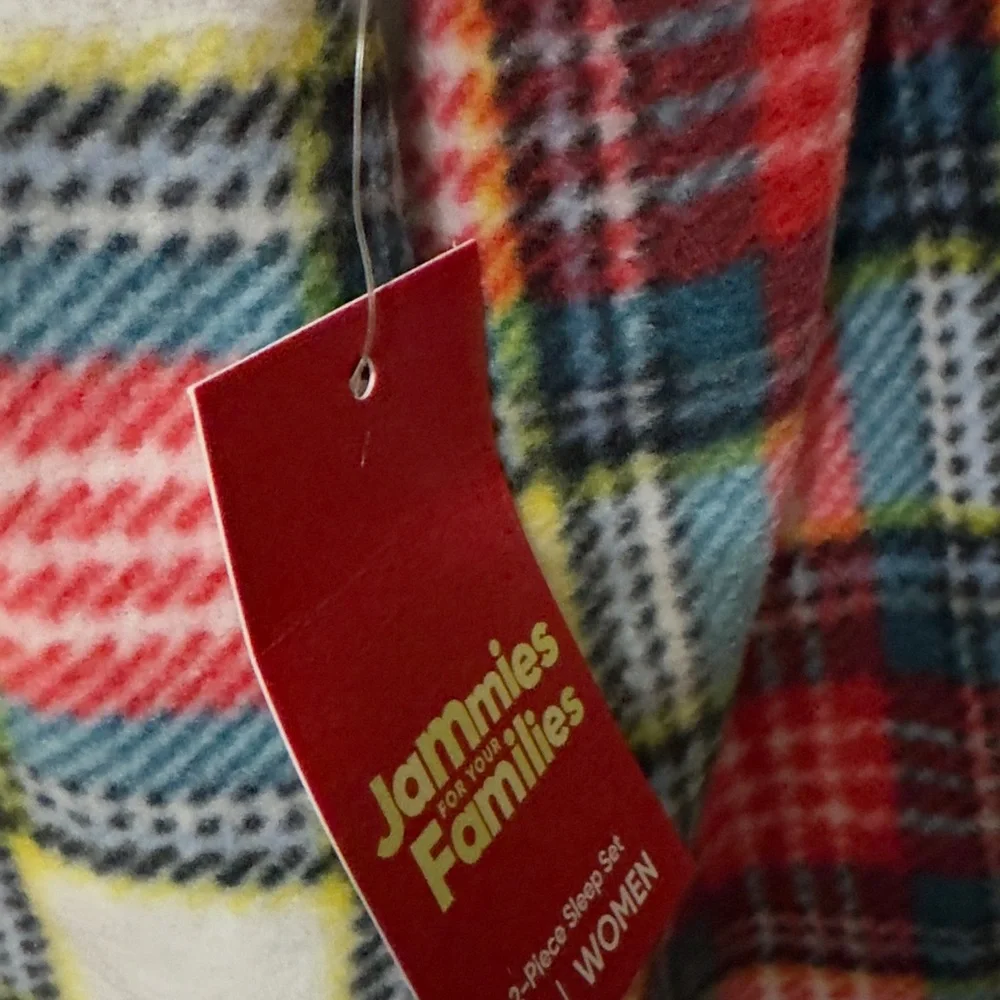 Jammies For Your Families | NWT Red Plaid Flannel Fleece Pajama Set (size S) - Picture 11 of 12